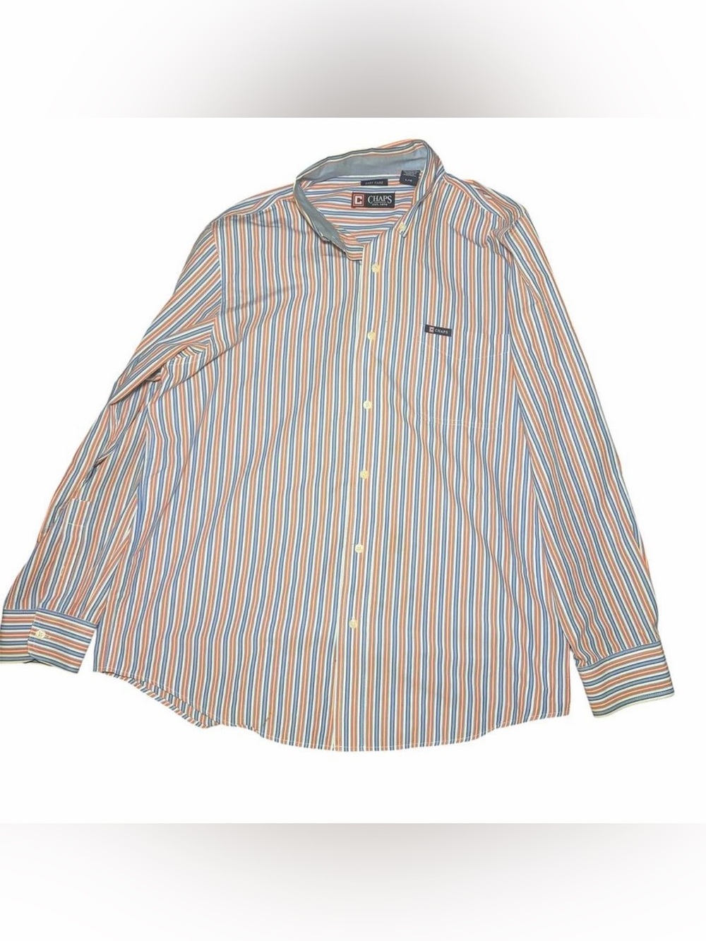 Vintage Chaps Ralph Lauren Striped Long Sleeve Button Down Shirt Size L
Vintage
